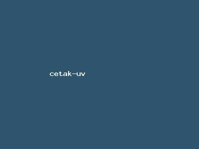Cetak UV