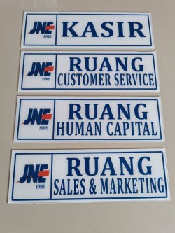 Signage Tiang Nama - Foto 1